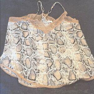 Snake Print Camisole Top